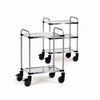 Stainless steel trolley 5036 - Platform size 630x400mm